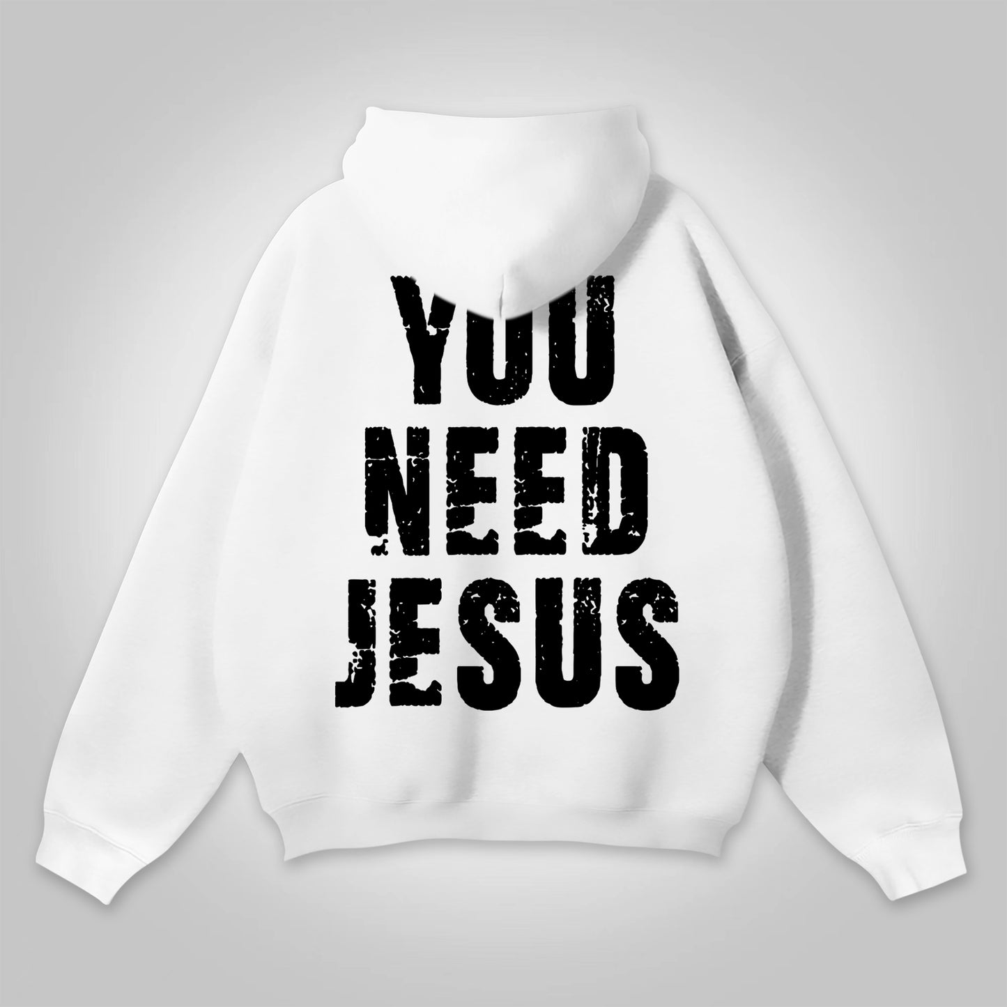 Vercoo You Need Jesus Graphic Hoodie