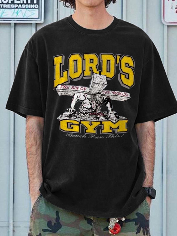 Lord's Gym Print Short Sleeve T-Shirt