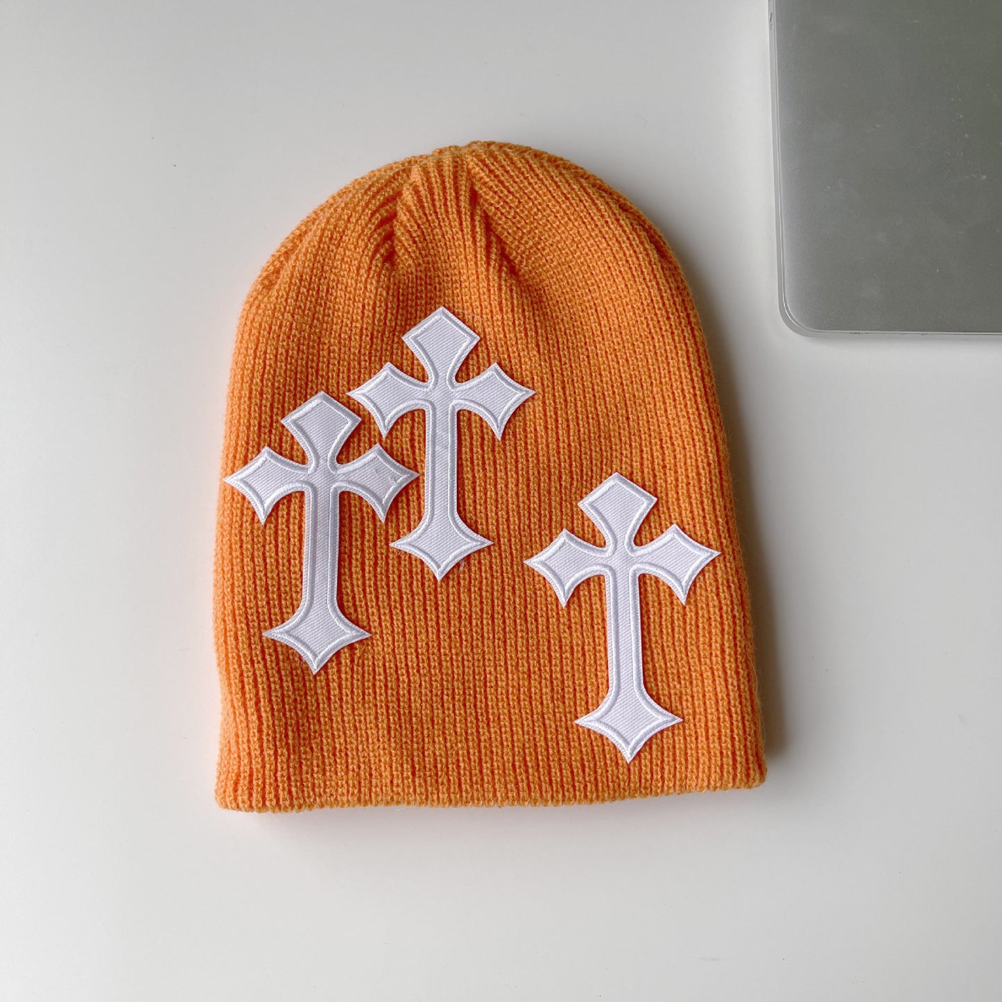 Y2k Casual Gothic Cross Graphic Knitted Hat