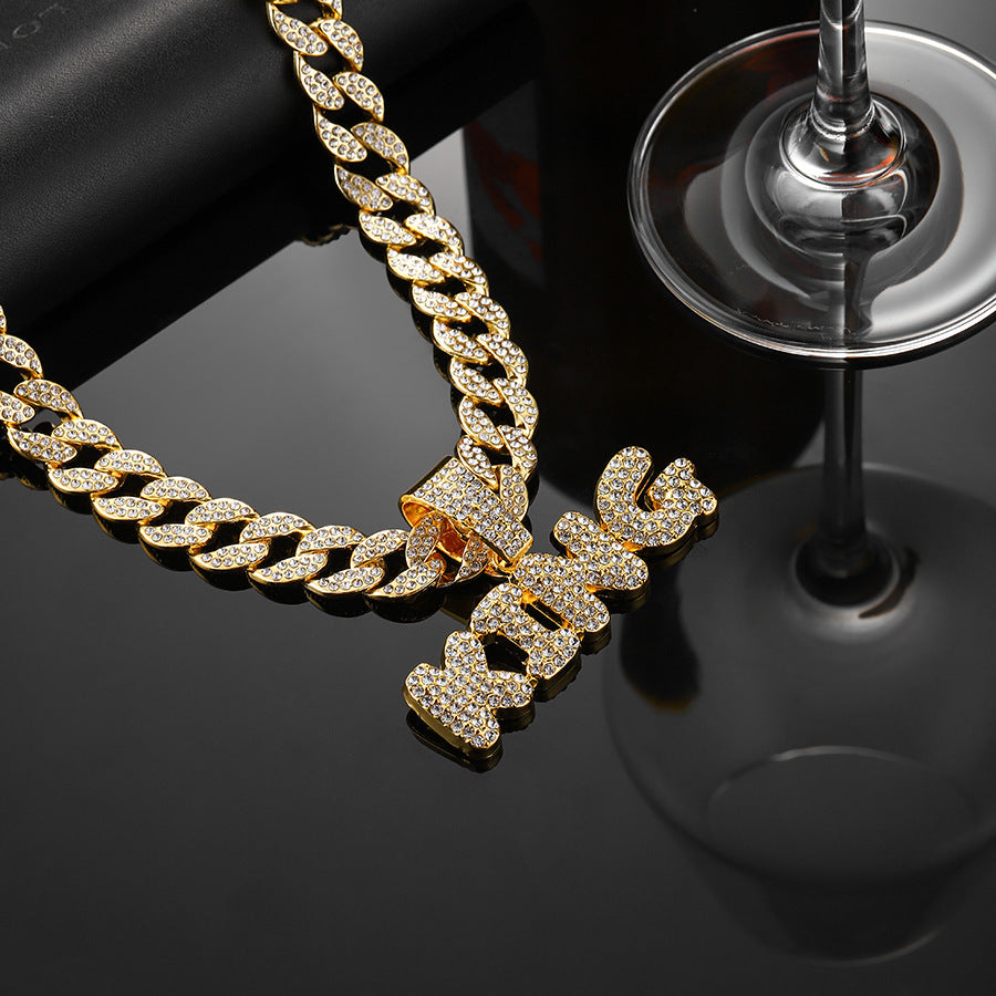 Hip Hop Street Full Diamond King Cuban Necklace