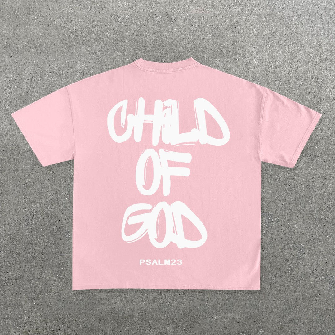 Child Of God Print Short Sleeve T-Shirt