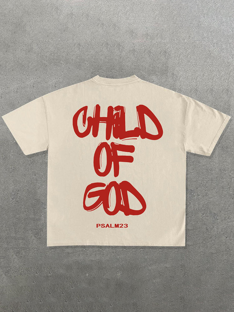 Child Of God Print Short Sleeve T-Shirt