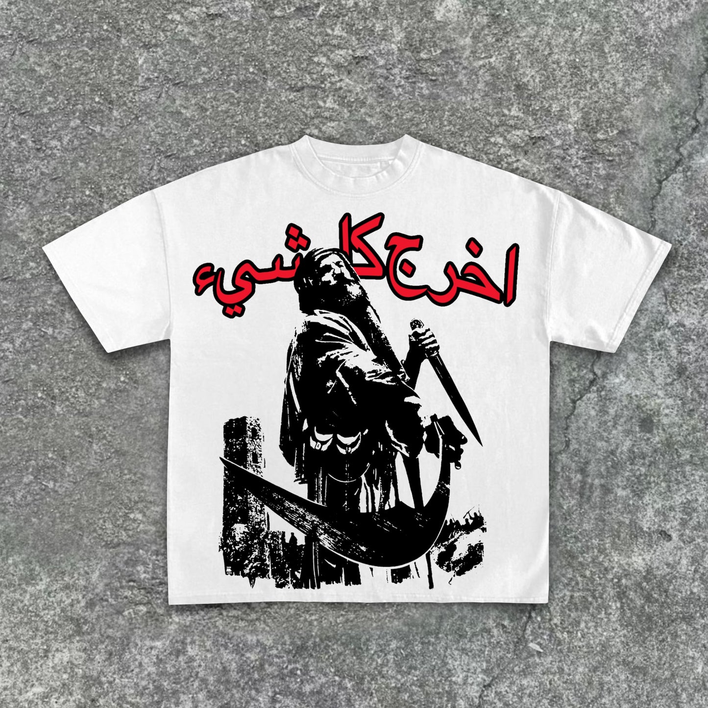 Arabic Perception Insight Graphic Print Cotton T-Shirt