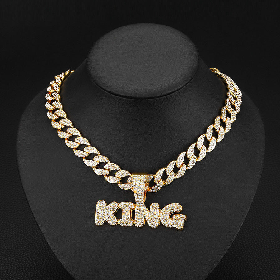 Hip Hop Street Full Diamond King Cuban Necklace