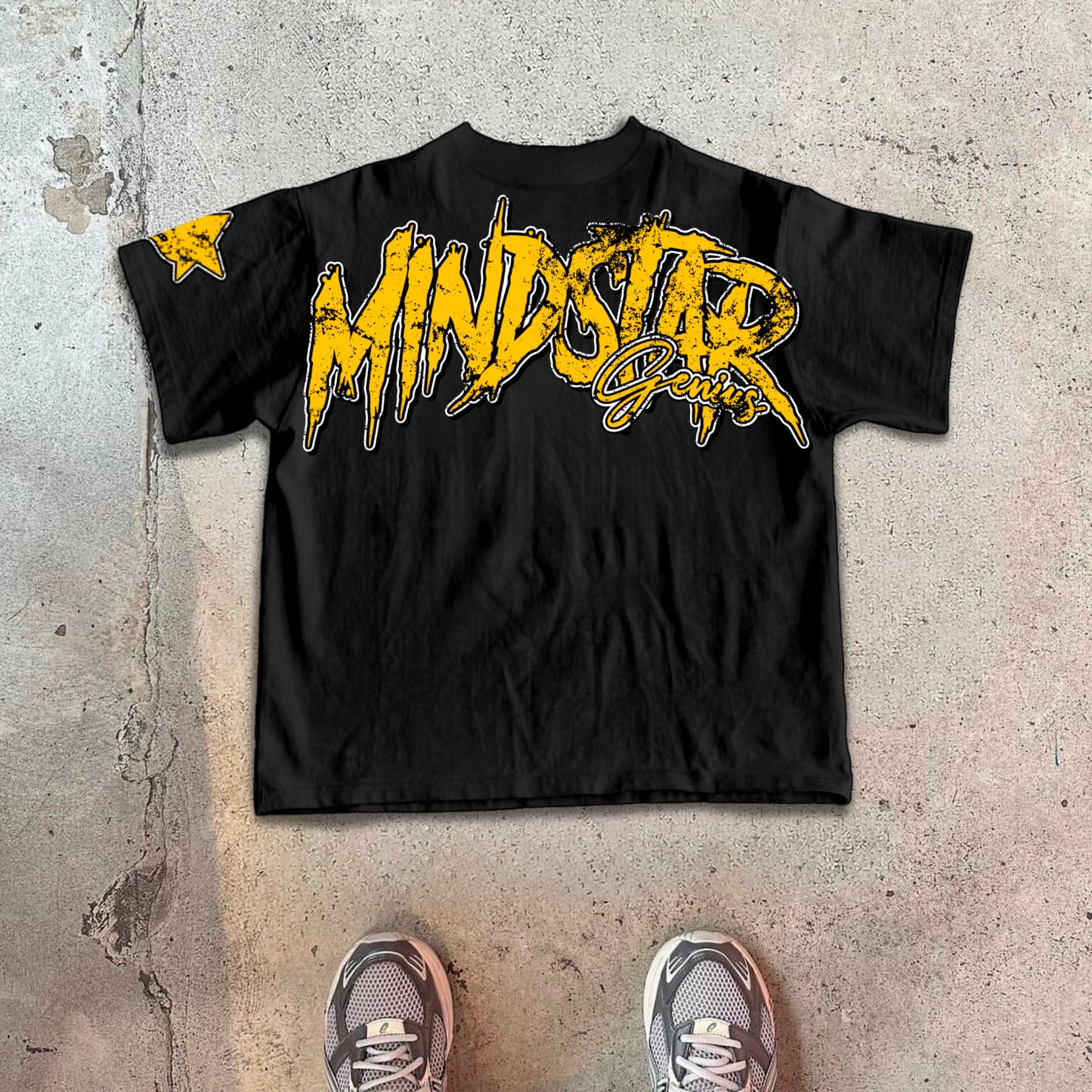 Men's 2024 Mindstar - The Shackles Of Thought - Old Printed Cotton T-Shirt