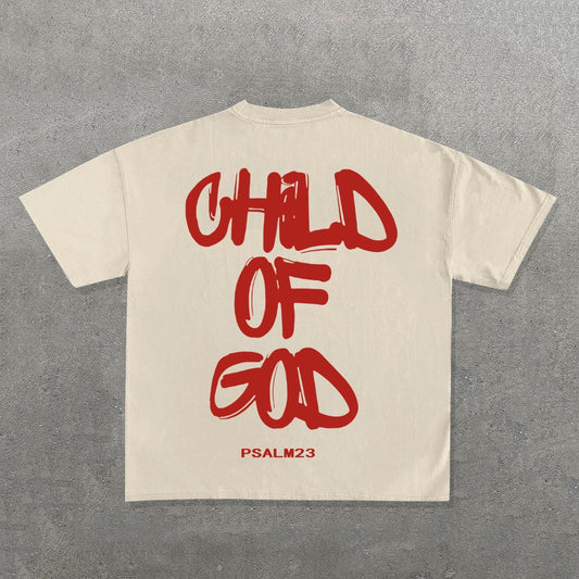 Child Of God Print Short Sleeve T-Shirt