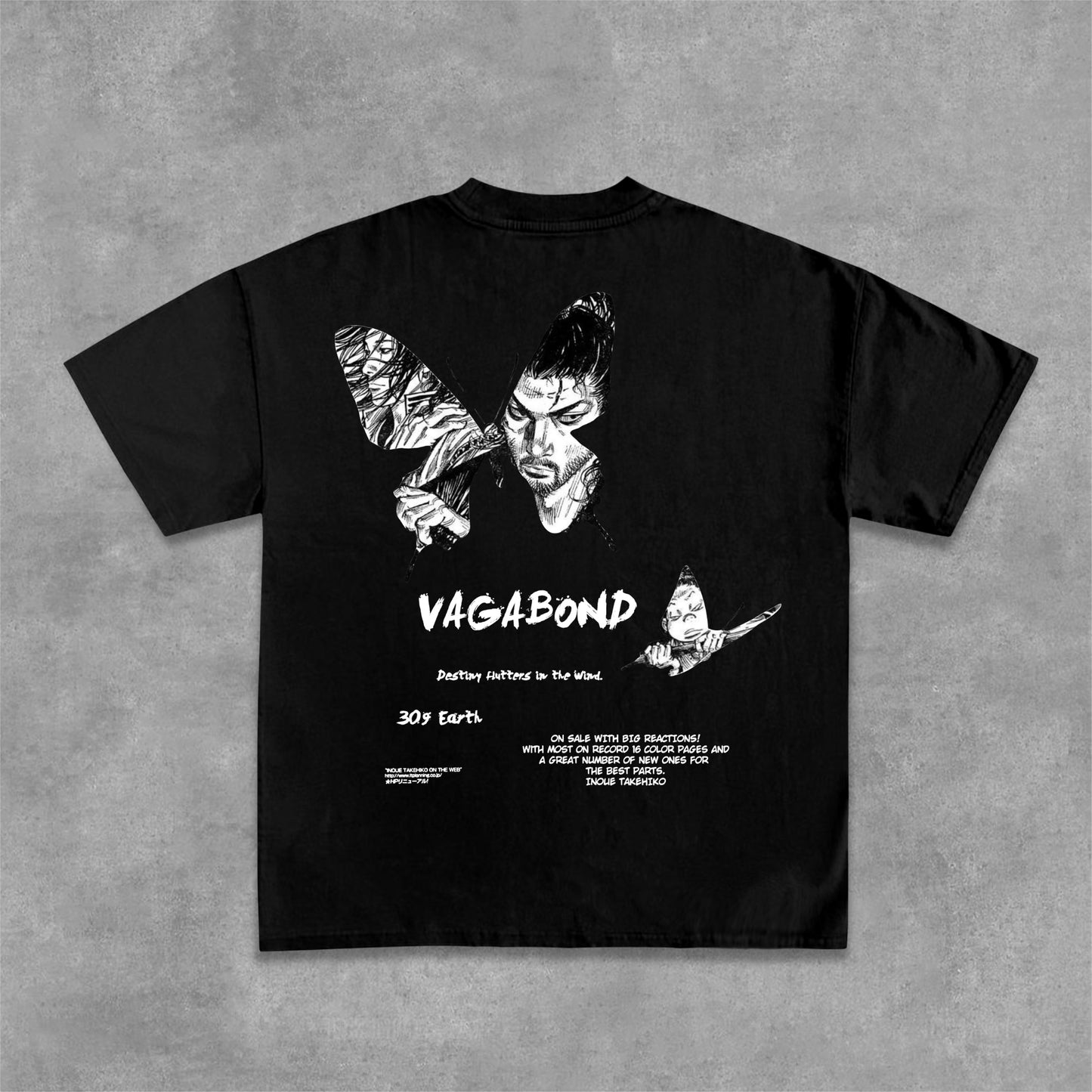 Casual Vagabond- Pattern Design Cotton T-Shirt