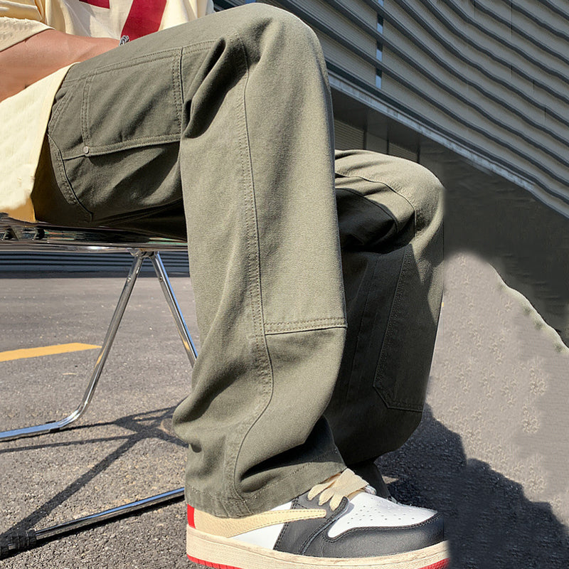 Men's Retro Street Logging Pants