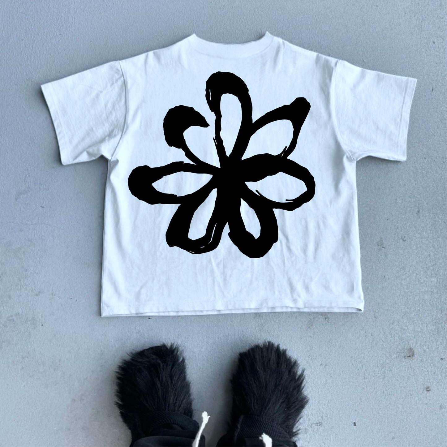 Casual The Flower Of The Holy Creator Print Cotton T-Shirt