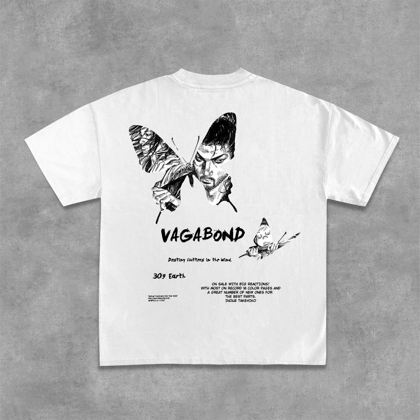 Casual Vagabond- Pattern Design Cotton T-Shirt