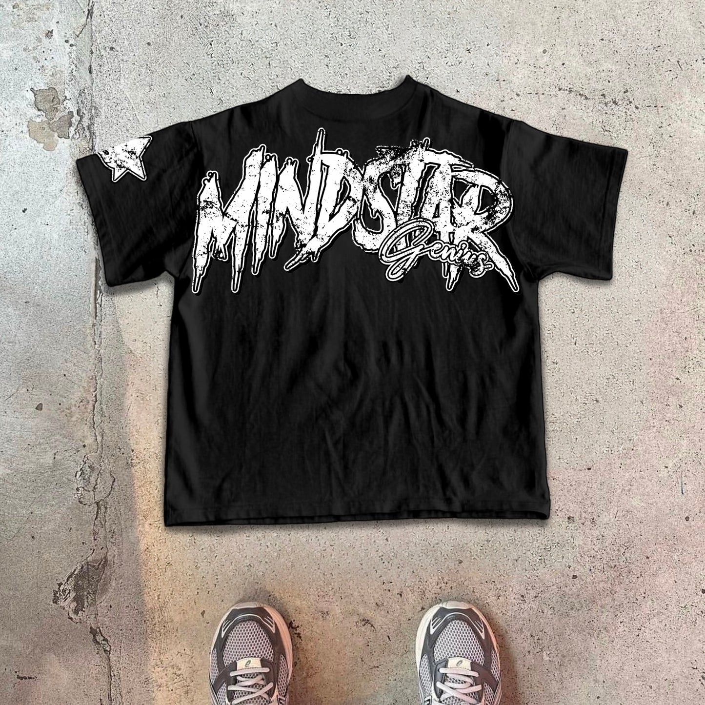 Men's 2024 Mindstar - The Shackles Of Thought - Old Printed Cotton T-Shirt