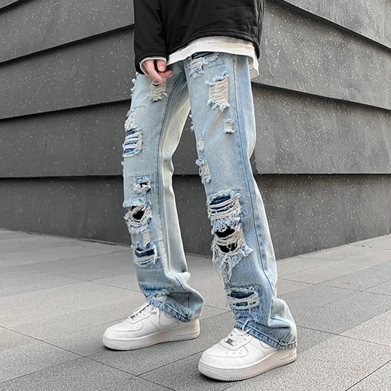 Men's Trendy Ripped Jeans