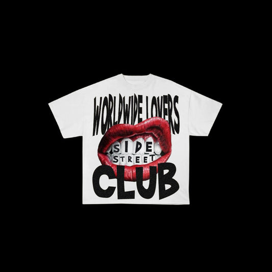 Vercoo Worldwide Lovers Side Street Club Graphic T-Shirt