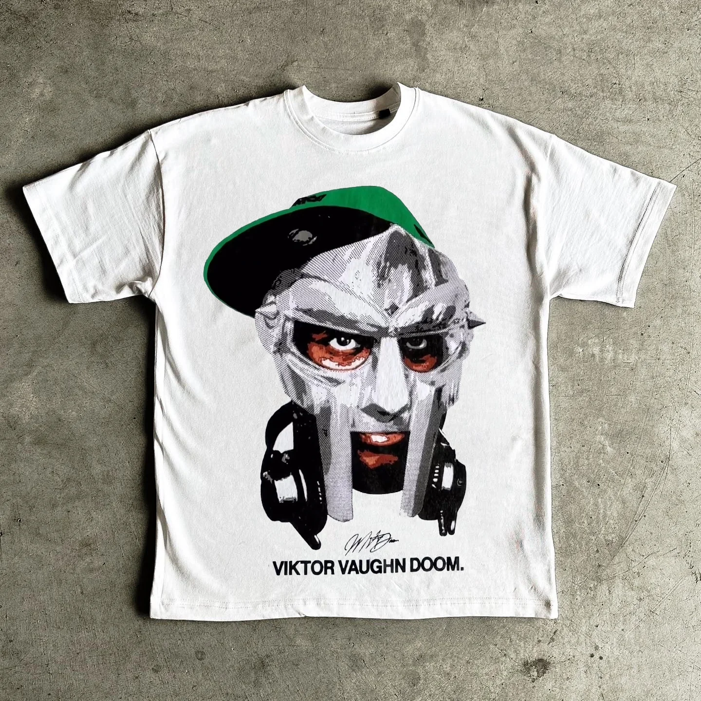 Vintage The Illest Villain Wanted Graphic Casual Street Basketball T-Shirt