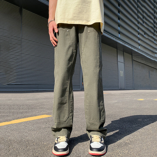 Men's Retro Street Logging Pants