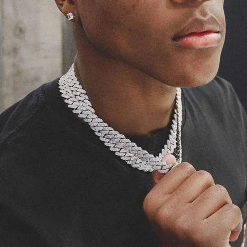 Men's Hip-Hop Diamond Cuban Necklace