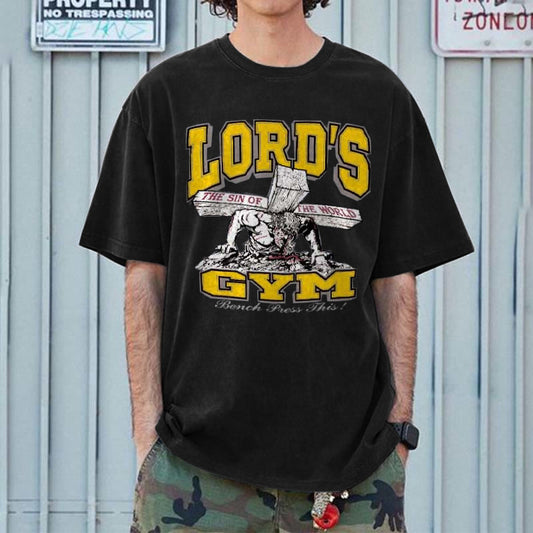 Lord's Gym Print Short Sleeve T-Shirt