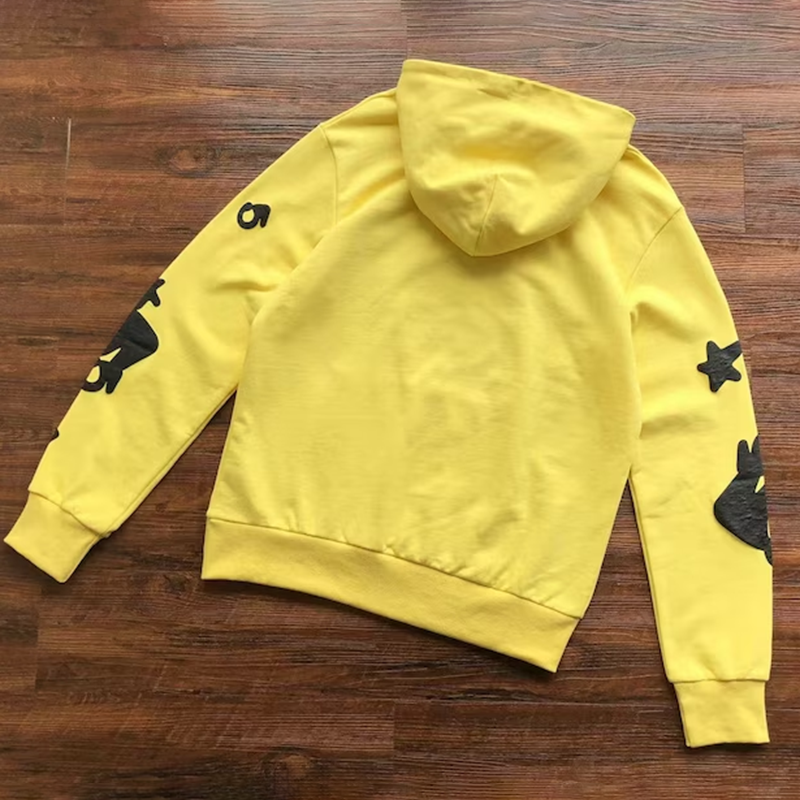 Vercoo Yellow Spider Worldwide 555 Punk Hoodie