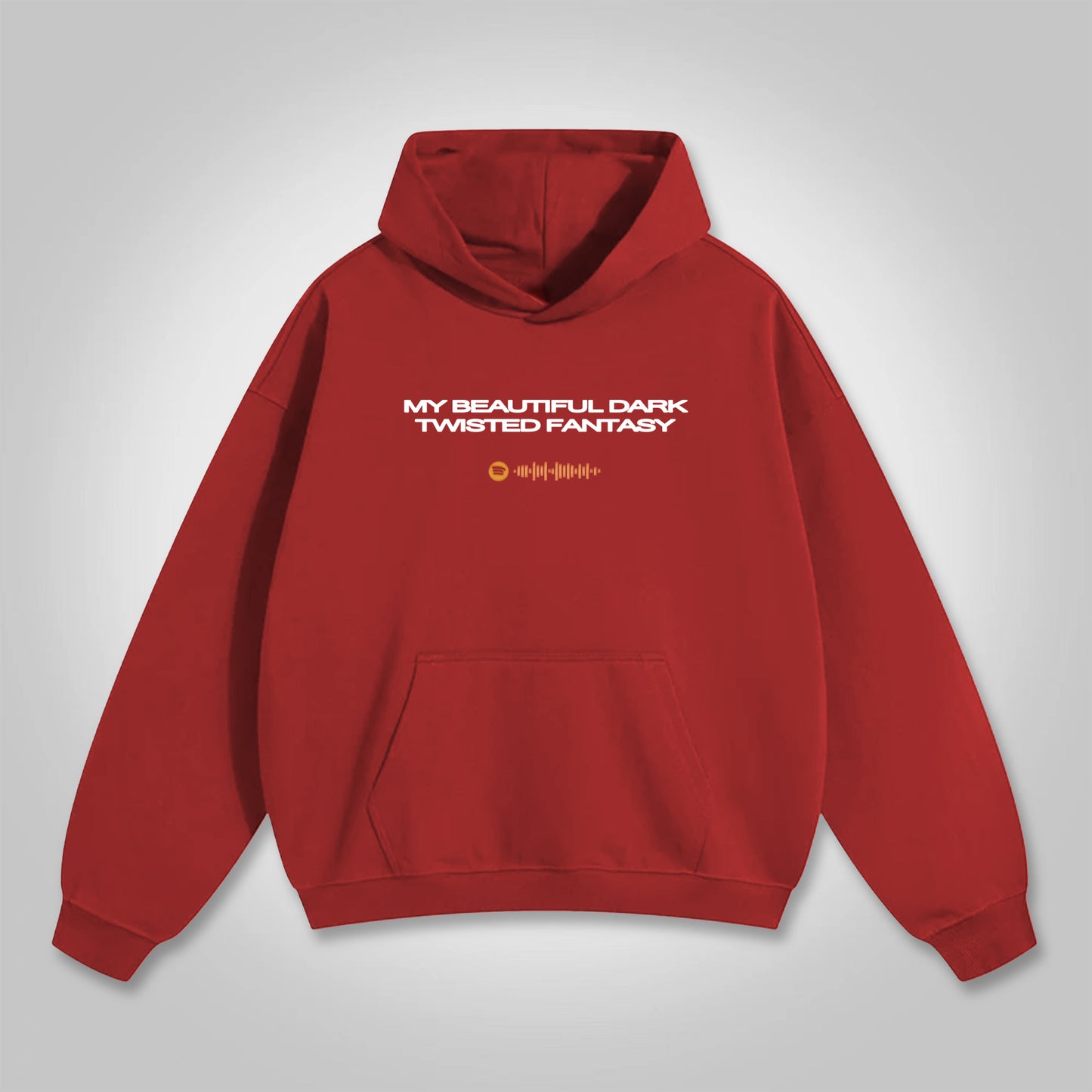 Vercoo Vintage My Beautiful Dark Twisted Fantasy Graphic Pocket Hoodie