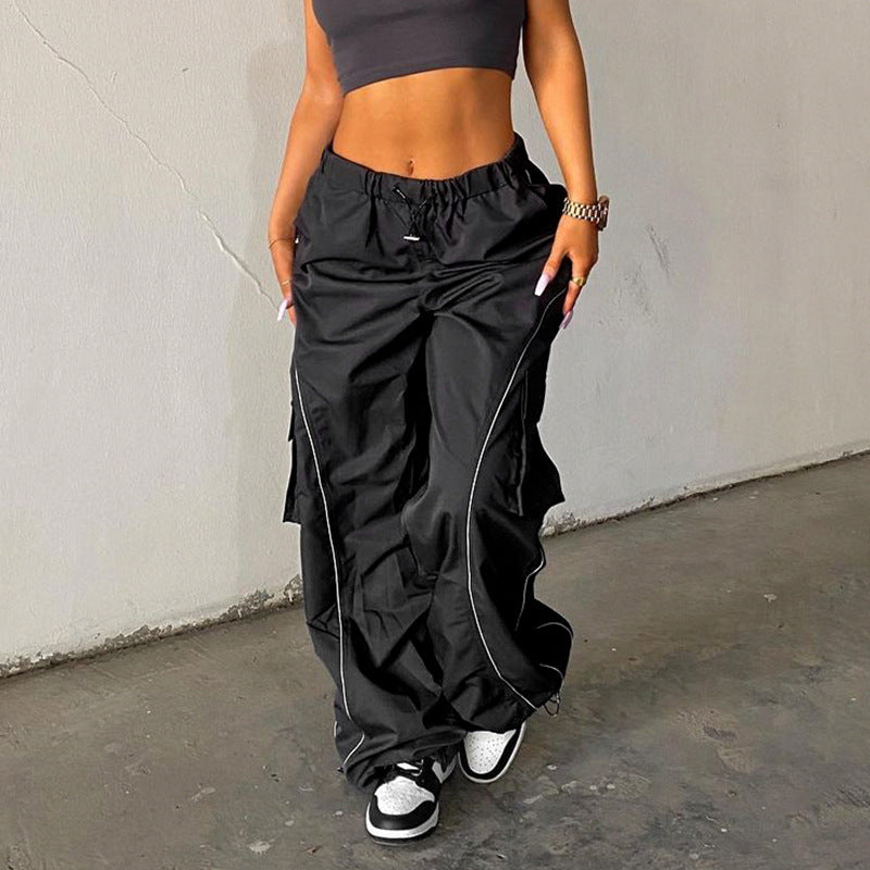 Fashion High Waist Loose Casual Pants