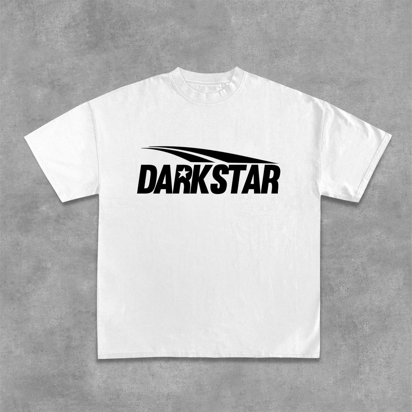 Darkstar-2024 Basic Letter Design Printed Graphic Cotton T-Shirt