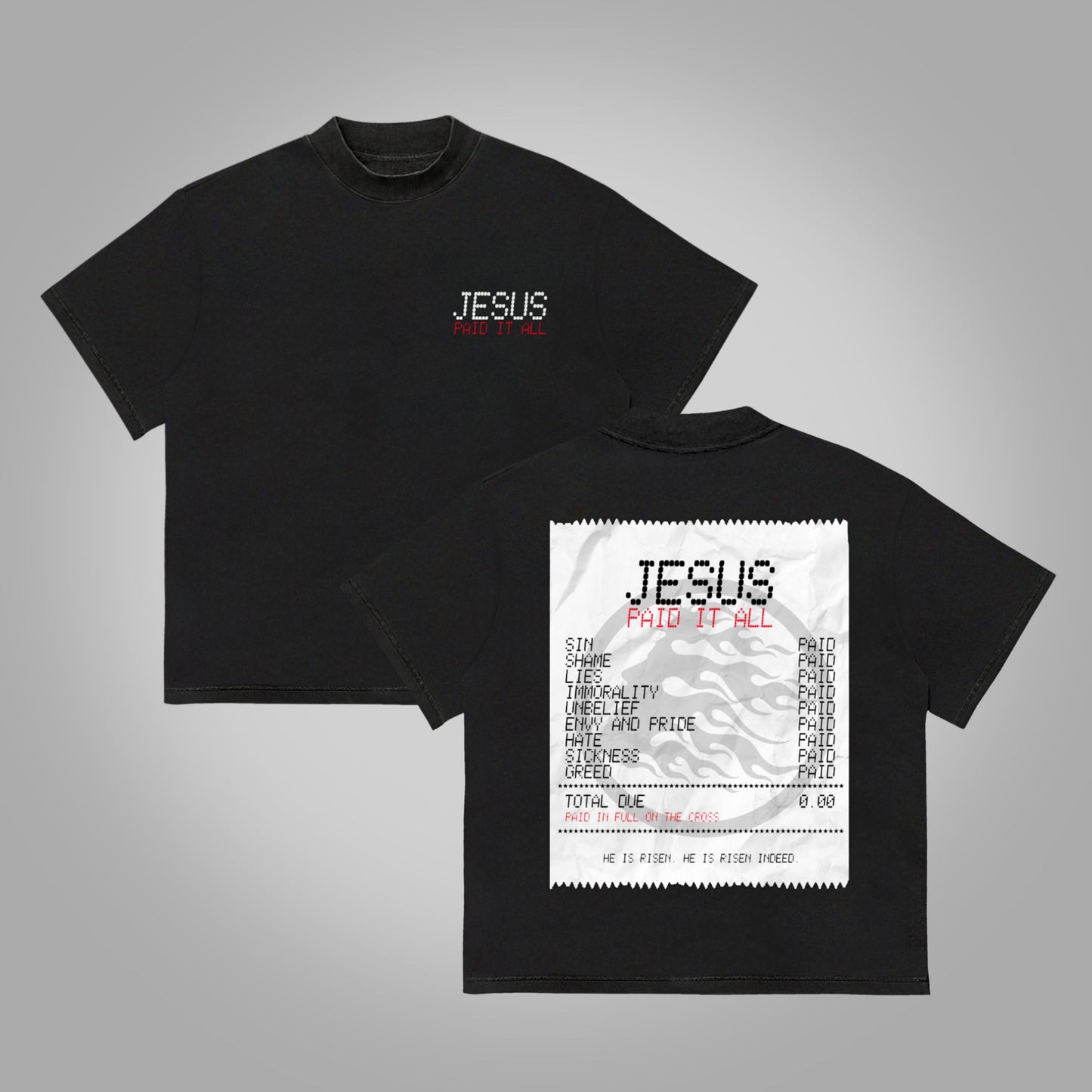 An Invoice About Jesus Cotton T-Shirt